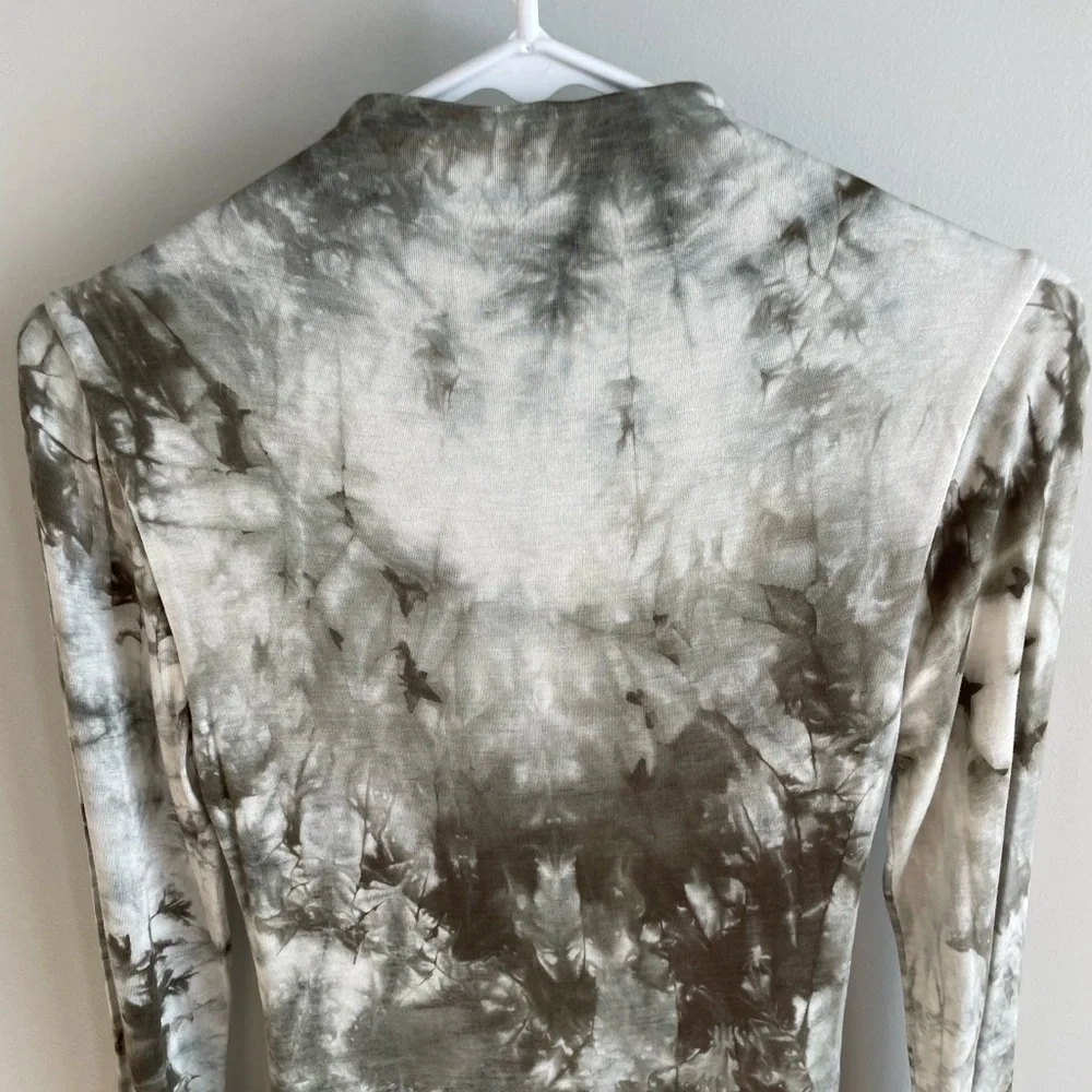 Lovers + Friends Ivanna Midi Dress - Green Tie Dye - Size Small - Picture 12 of 15